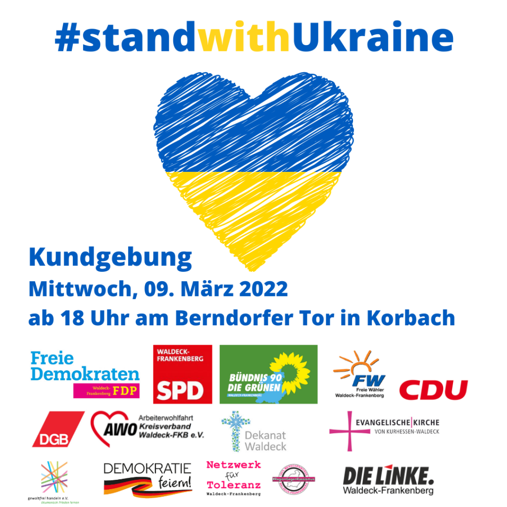FW bei Kundgebung für die Ukraine